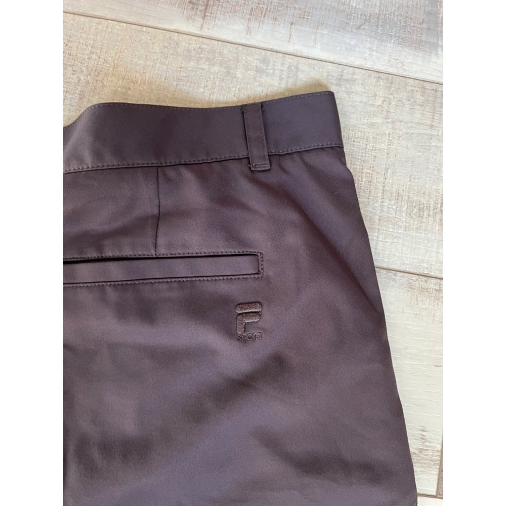 Fila Sport Golf Solid Gray Golf Shorts Men's Size 38 Athletic Pants - Picture 3 of 4